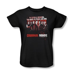 Criminal Minds - Womens Think Like One T-Shirt