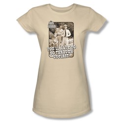 Andy Griffith - Juniors Through Us Sheer T-Shirt