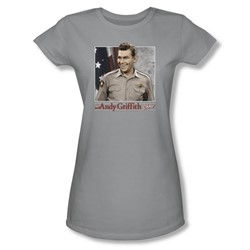 Andy Griffith - Juniors All American Sheer T-Shirt