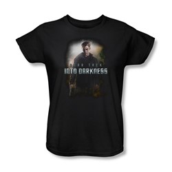 Star Trek - Womens Darkness Kirk T-Shirt