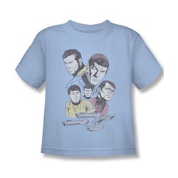 Star Trek - Little Boys Retro Crew T-Shirt