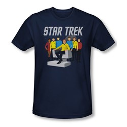 Star Trek - Mens Vector Crew Slim Fit T-Shirt
