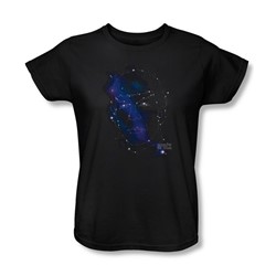 Star Trek - Womens Spock Constellations T-Shirt