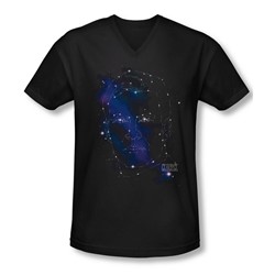 Star Trek - Mens Kirk Constellations V-Neck T-Shirt