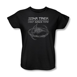 Star Trek - Womens Ds9 Station T-Shirt