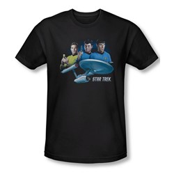 Star Trek - Mens Main Three Slim Fit T-Shirt
