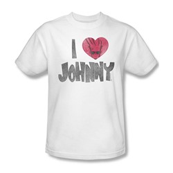 Johnny Bravo - Mens I Heart Johnny T-Shirt