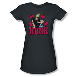Johnny Bravo - Juniors Hunk Sheer T-Shirt