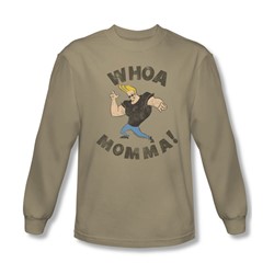 Johnny Bravo - Mens Whoa Momma Longsleeve T-Shirt