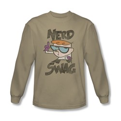 Dexter'S Laboratory - Mens Nerd Swag Longsleeve T-Shirt