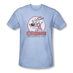 Courage The Cowardly Dog - Mens Vintage Courage T-Shirt