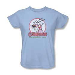 Courage The Cowardly Dog - Womens Vintage Courage T-Shirt