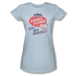Dubble Bubble - Juniors Burst Bubble Sheer T-Shirt