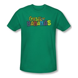 Dubble Bubble - Mens Crazy Bananas Slim Fit T-Shirt
