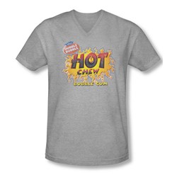 Dubble Bubble - Mens Hot Chew V-Neck T-Shirt