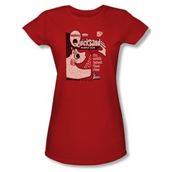 Dubble Bubble - Juniors Quicksand Sheer T-Shirt