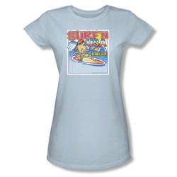 Dubble Bubble - Juniors Surfn Usa Gum Sheer T-Shirt