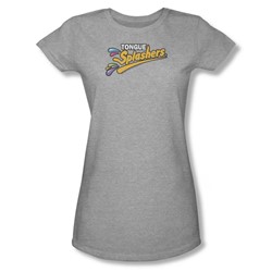 Dubble Bubble - Juniors Tongue Splashers Logo Sheer T-Shirt