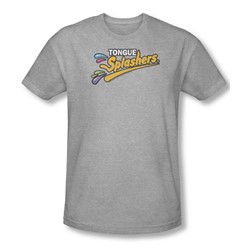 Dubble Bubble - Mens Tongue Splashers Logo Slim Fit T-Shirt