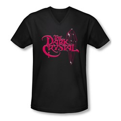 Dark Crystal - Mens Bright Logo V-Neck T-Shirt