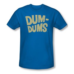 Dum Dums - Mens Distressed Logo Slim Fit T-Shirt