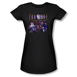 Farscape - Juniors Flarescape Sheer T-Shirt