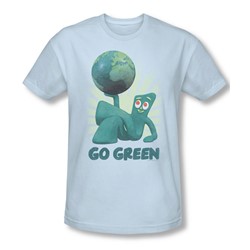 Gumby - Mens Go Green Slim Fit T-Shirt