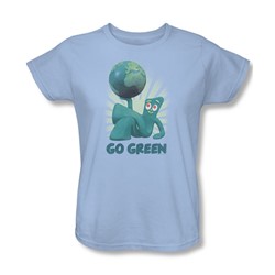 Gumby - Womens Go Green T-Shirt