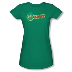 Gumby - Juniors Logo Sheer T-Shirt