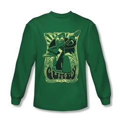 Gumby - Mens Vintage Rock Poster Longsleeve T-Shirt