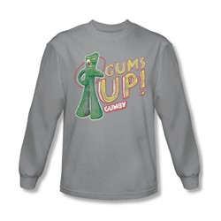 Gumby - Mens Gums Up Longsleeve T-Shirt