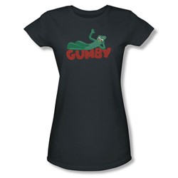 Gumby - Juniors On Logo Sheer T-Shirt