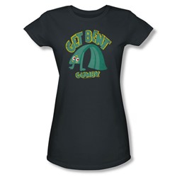 Gumby - Juniors Get Bent Sheer T-Shirt
