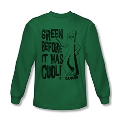 Gumby - Mens Cool Green Longsleeve T-Shirt
