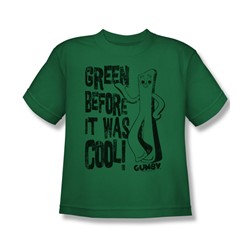 Gumby - Big Boys Cool Green T-Shirt
