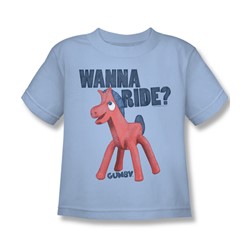 Gumby - Little Boys Wanna Ride T-Shirt
