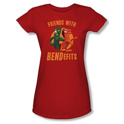 Gumby - Juniors Bendefits Sheer T-Shirt