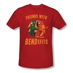 Gumby - Mens Bendefits Slim Fit T-Shirt