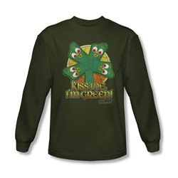 Gumby - Mens Kiss Me Longsleeve T-Shirt