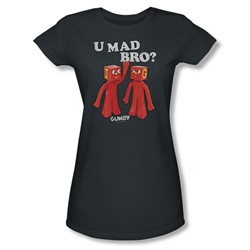 Gumby - Juniors U Mad Bro Sheer T-Shirt
