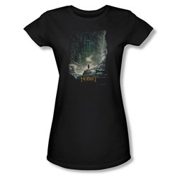 Hobbit - Juniors At Smaug'S Door Sheer T-Shirt