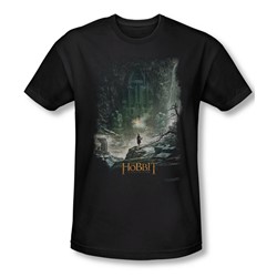 Hobbit - Mens At Smaug'S Door Slim Fit T-Shirt