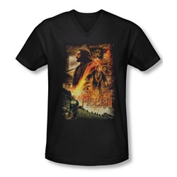 Hobbit - Mens Golden Chamber V-Neck T-Shirt