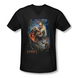 Hobbit - Mens Thranduil'S Realm V-Neck T-Shirt