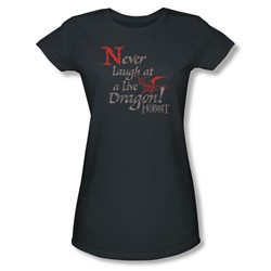 Hobbit - Juniors Never Laugh Sheer T-Shirt