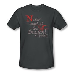Hobbit - Mens Never Laugh Slim Fit T-Shirt