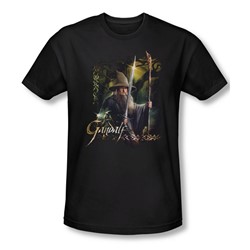 Hobbit - Mens Sword And Staff Slim Fit T-Shirt
