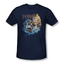 Hobbit - Mens Barreling Down Slim Fit T-Shirt