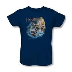Hobbit - Womens Barreling Down T-Shirt
