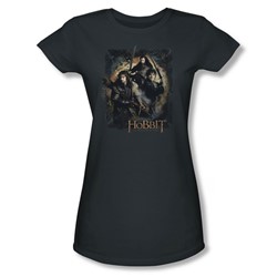 Hobbit - Juniors Weapons Drawn Sheer T-Shirt